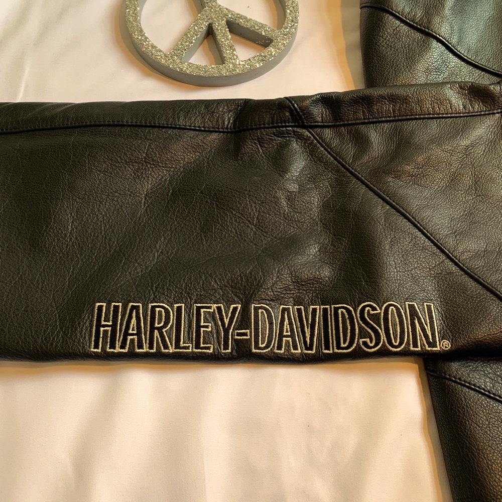 Harley Davidson Black Leather Chaps NWT Size XS